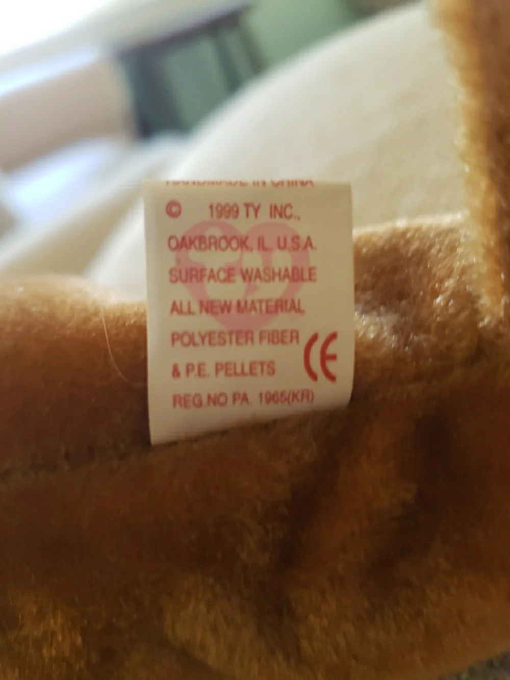 Ty Beanie Baby 7in Brown Plush Walrus Toy PAUL 1999 Never Handled Excellent